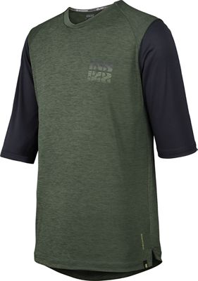 IXS Carve X 3 qrt Jersey 2022 - Olive Black, Olive Black
